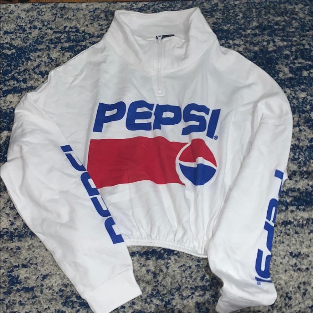 pepsi cropped sweater